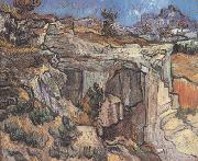 Vincent Van Gogh Entrance to a Quarry near Saint-Remy (nn04) Germany oil painting reproduction